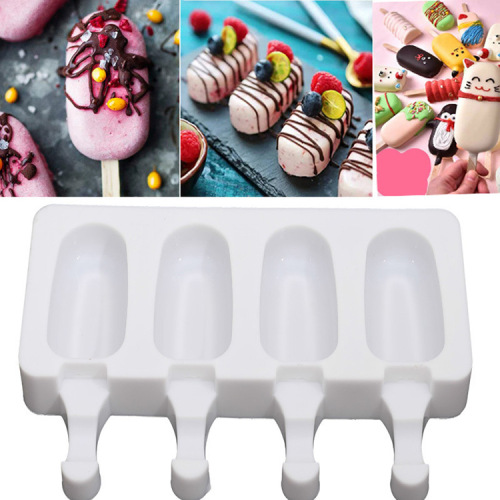 Silicone Pop Pop Mowldiau Cartref Popsicle Maker