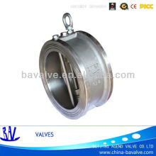 swing dual disc wafer cf8m swing check valve