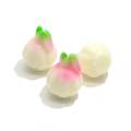 Cabochon in resina a forma di mini aglio 3D simulato 100 pezzi / borsa per artigianato fatto a mano Perline Charms Ornamenti da cucina Distanziatore
