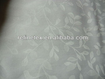 pure white jacquard bed sheeting material
