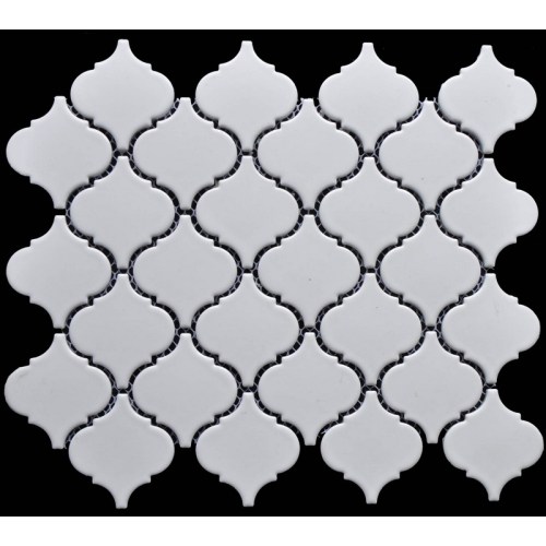 Low Water Absorption Black Porcelain Mosaic Tile
