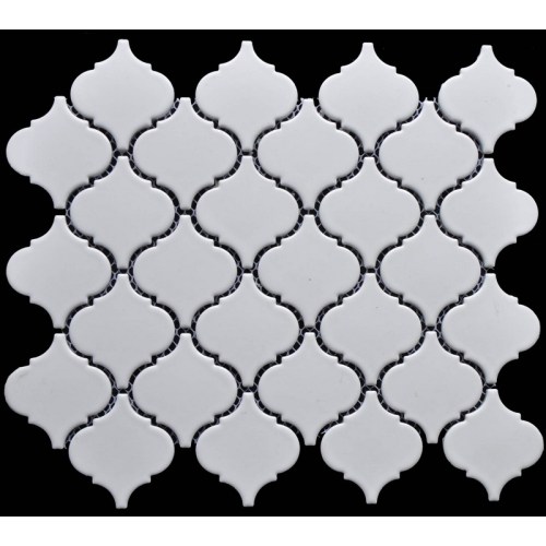 Marée basse Absorption tuile de mosaïque en porcelaine noire