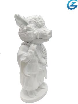 White moving 3d printing model