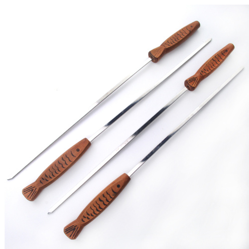 8pcs stainless steel sticks skewer set