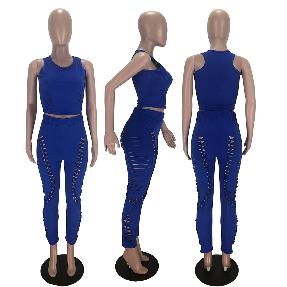 2 Piece Set Women Casual Sportswear Summer Clothing Women Ladies Set