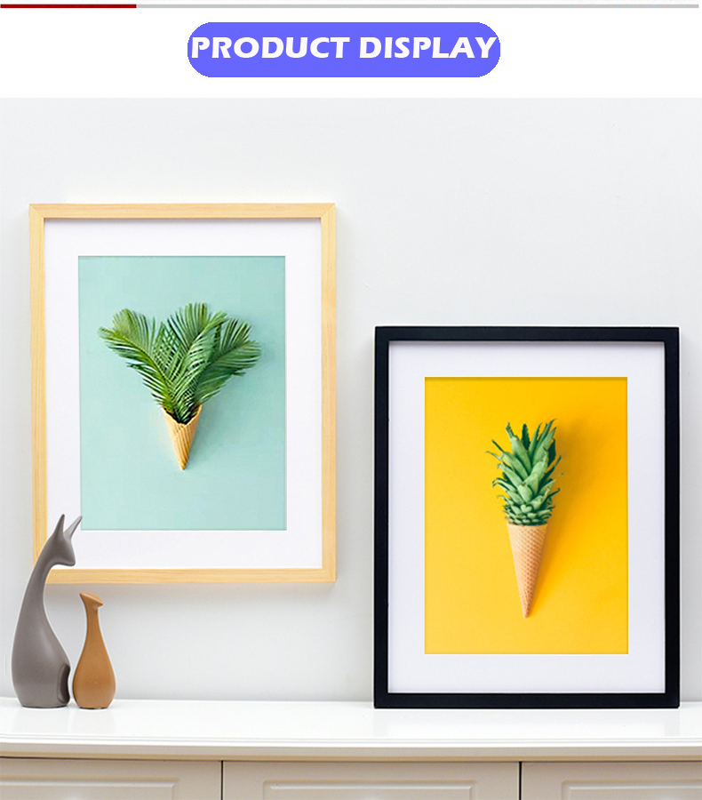 Cadres photo en bois pour la décoration de la maison Wooden Photo Frames For Home Decor