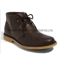 Man Leather Shoe Casual Boot (D13122)