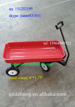 Metal Kid's Tool Cart , Pro-enviromental Red Wagon,Children Wagon TC1805 with Solid Wheel
