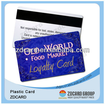 Magnetic Stripe Card Used to Membership Card