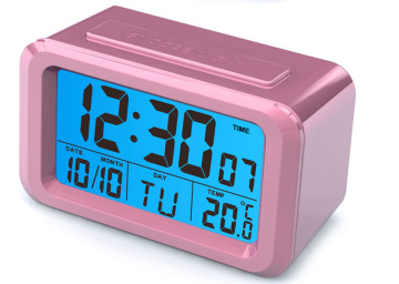 Digital Desktop Clock with Calendar and Temperature