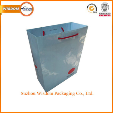 custom oem production paper shopping bag design