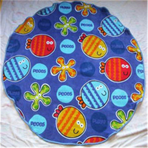 serviette de plage imprimée cercle personnalisé pastèque cercle