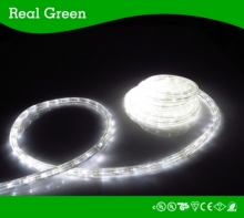 2-Wire 120V Flat Pure White LED Rope Light