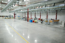 Non-sparking metallic floor hardener