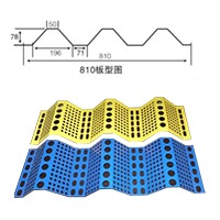 Customized wind dust controlling panel roll forming machine