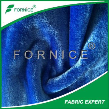 polyester fake garment lining plush fur fabric