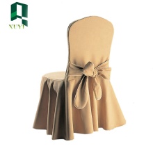 Hot sale wedding decoration chair cover with spandex bow