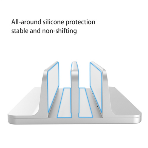 Adjustable Vertical Laptop Stand Made of Aluminum Alloy