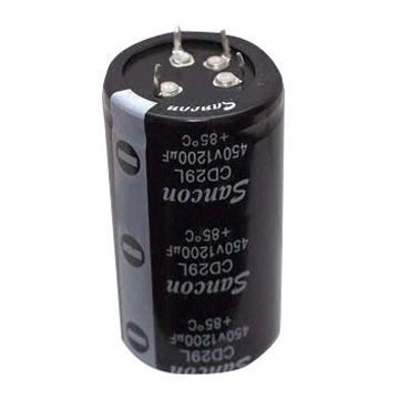 High CV Value Aluminum Electrolytic Capacitor with 390 to 120,000μF Capacitance, Long Lifespan