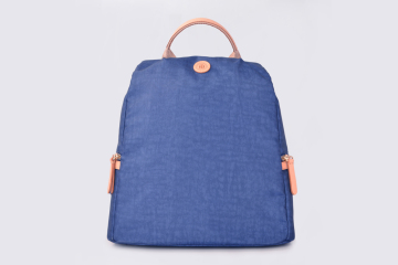 Real Leather Nylon Waterproof Backpack For Daily Use