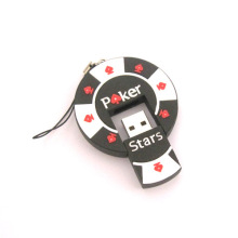 Poker Bargaining chip pvc gifts usb flash drives