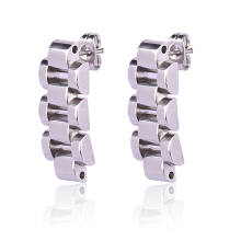 Wholesale simple hanging long chain design earring posts