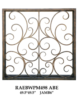 Raw Iron Fence for Farmhouse
