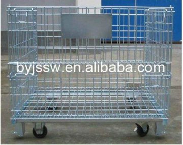 collapsible metal cage,metal cage,industrial metal cage,recycled metal cage,storage metal cage