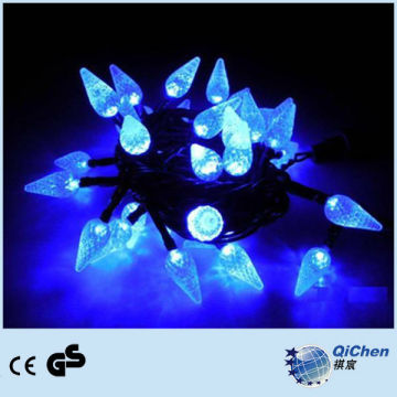 LED battery string light with strawberry decoration