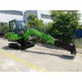 2ton Small Excavator Rubber Track Mini Excavator