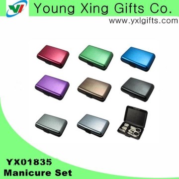 4pcs metal manicure sets/beauty sets case