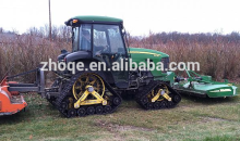 Tractors rubber track conversion system