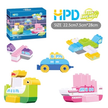 Plastic Educational Games Building Blocks