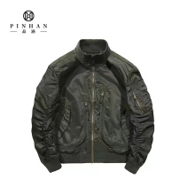 Bomber Jacket: Windproof, Waterproof, Functional Pockets, Elasticized Ruffles, Metallic Touch, Down Lining