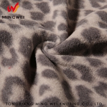 Make-to-Order Supply Leopard Print Knitting Polar Fleece Fabrics