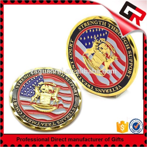 Manufactory production gold metal souvenir coin