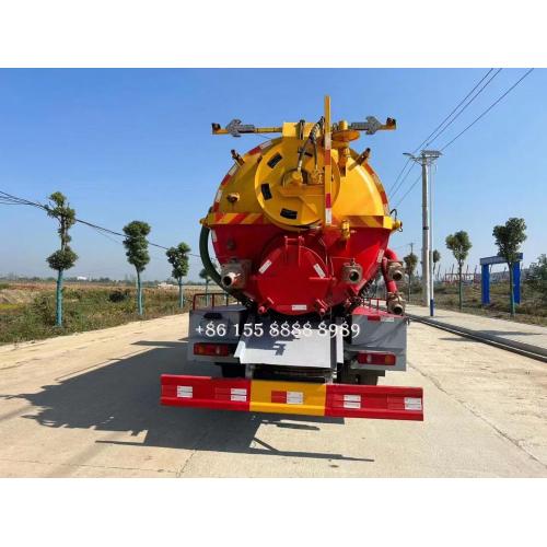 Dongfeng Tianjin Swer Cleaning Fecal Vacuum Tank Truck