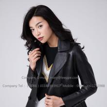 Sheepskin Leather Women Jacket In Winter