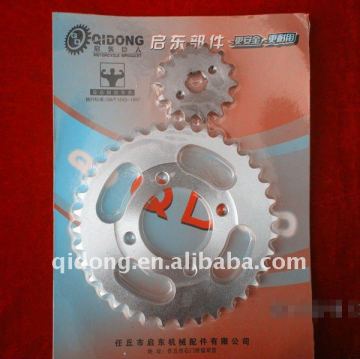 Chrome Plated Motorcycle Sprockets for Motorcycle Parts