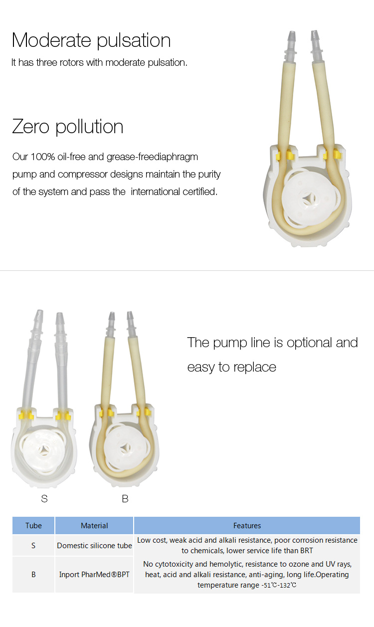 China YWfluid 110/220V laboratory peristaltic dosing silicon infusion pump with CE ISO9001 certificate