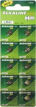 Alkaline Button Cell (Size:LR41 AG3 192) (Model No.:LR41)