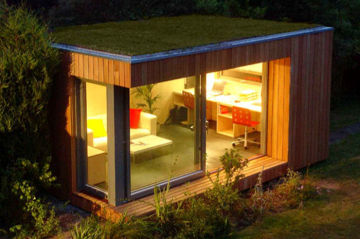 Soundproof Prefab Garden Studio / Prefab Garden Shed For Garden Music Studio