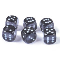 14.5MM Printing "Precision" Dice 0.57inch Assorted Translucent Colors, 6pcs set