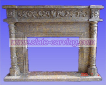 flower carved fireplaces,stone fireplaces,china marble