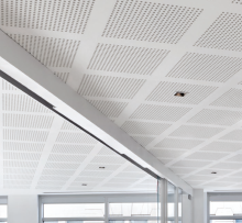 Acoustic perforated gypsum boards