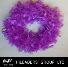 Decortive Dyed Turkey Chandelle Boa