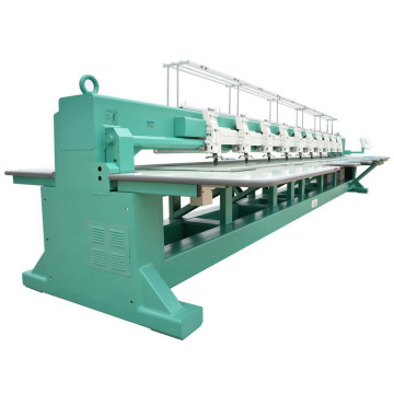 Computerized mixed coiling taping cording frilling embroidery machine