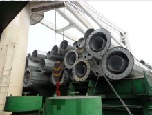 132kv doubel circuit power transmission single pole