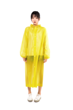 Womens Long Waterproof Transparent Rain Coat