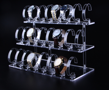 Clear acrylic display rack for watch